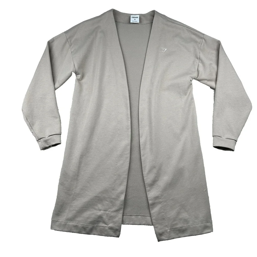 Gymshark Robe Womens XS Whitney Simmons Cardigan Duster Stretch Oversized Baggy